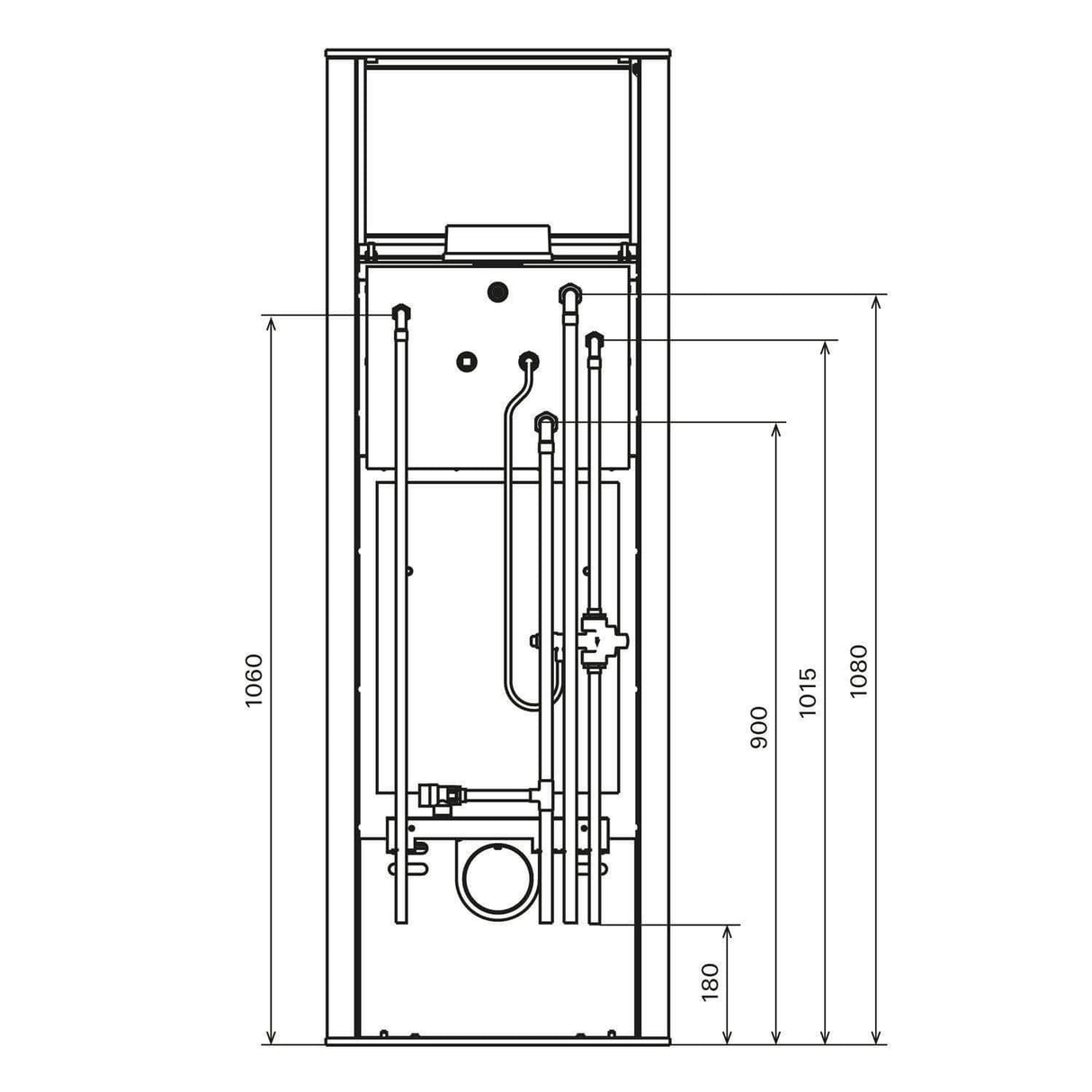 Wasserführender Kaminofen Schmitzker Aqua.