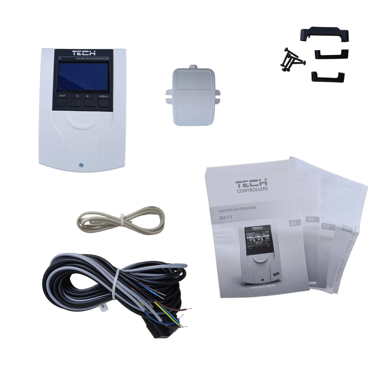 Régulateur de mitigeur TECH EU-i-1 3/4 voies - courbe de chauffe et protection retour