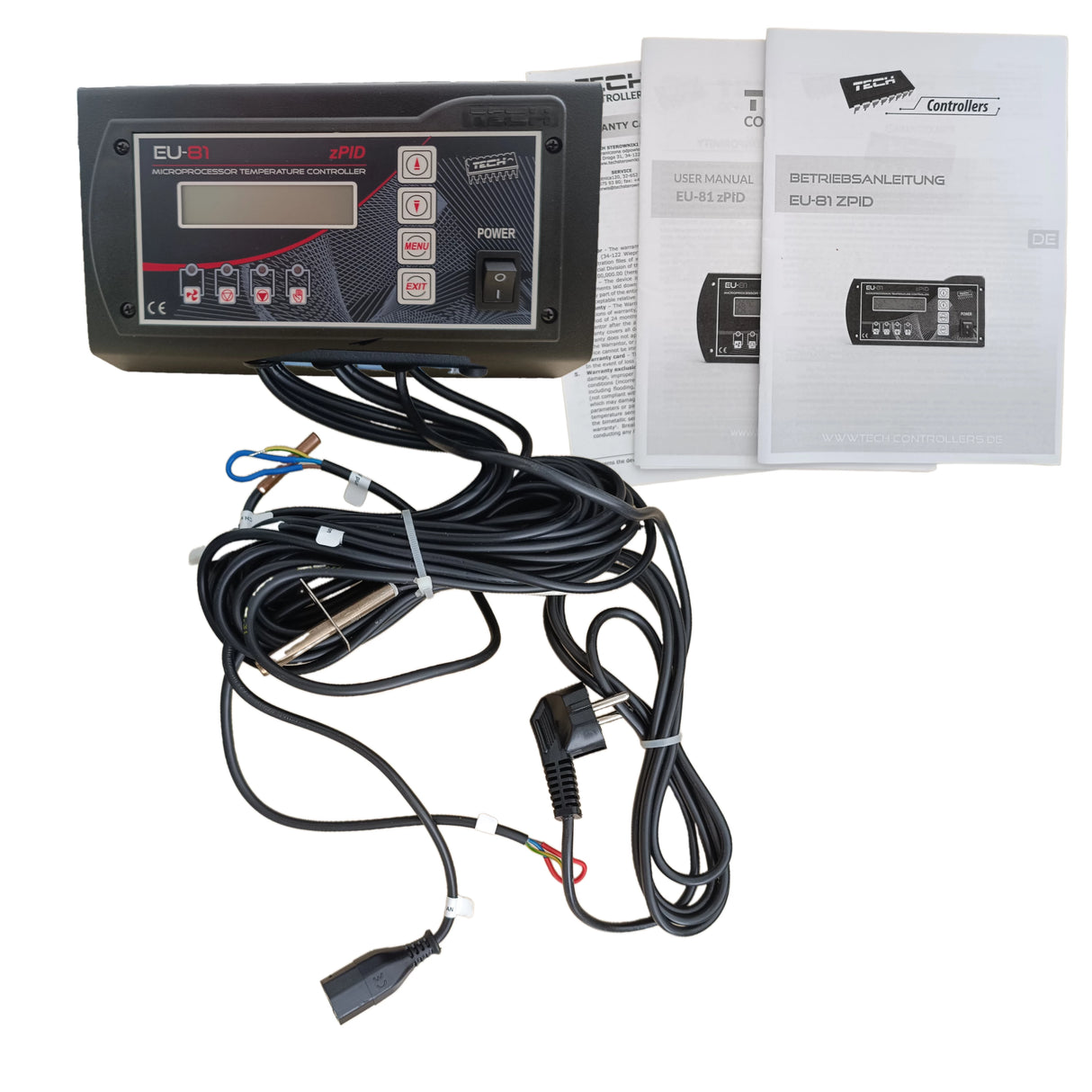 Technikai hőmérséklet-vezérlő EU-81 ZPID vezérlés szilárd üzemanyag-kazánokhoz