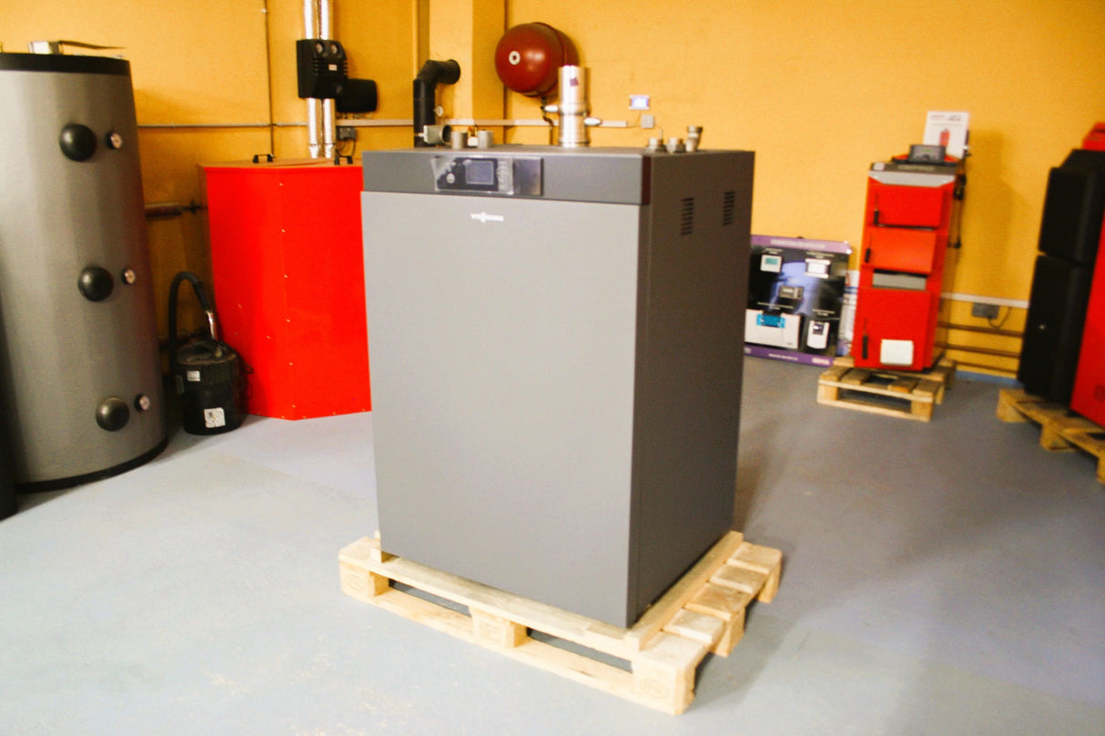 Pelletkessel Viessmann Vitoligno 300-C Heizkessel vollautomatisch 12KW.