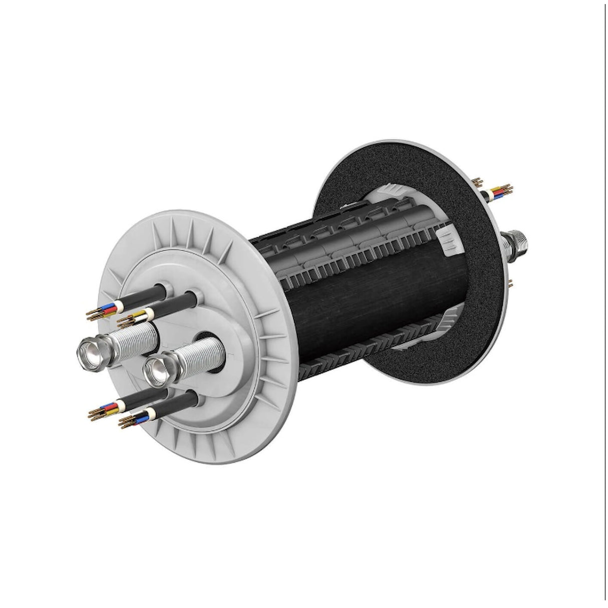 DOYMAfix® HP/O – Oberirdische Hauseinführung für Luft‑Wasser‑Wärmepumpen