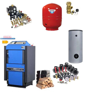 Heizung mit Pufferspeicher mit 1 WT