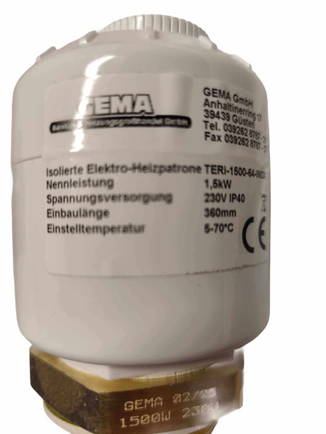 Trinkwasserspeicher 120 Liter plus Heizstab TERi 1,5 kW.