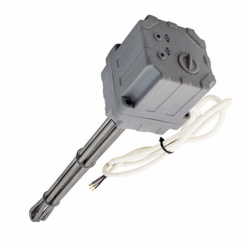 Elektroheizstab mit Regler und Thermostat 4,5 kW.