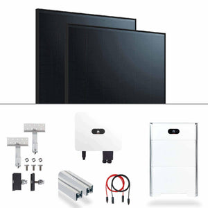 10kWp Photovoltaikanlage mit 10kW Speicher - Black Frame Trina Module - GEMA Shop