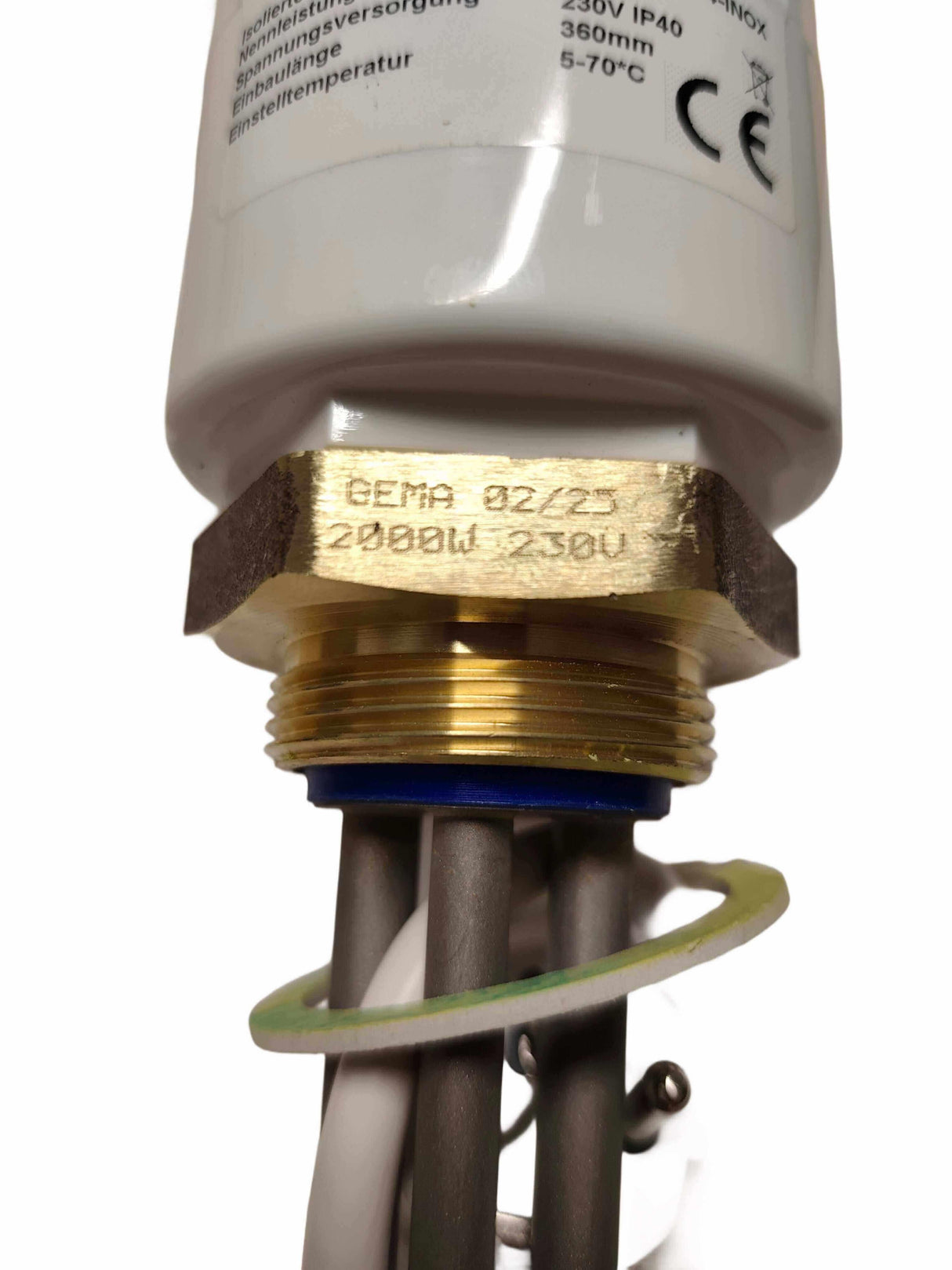 Trinkwasserspeicher 100 Liter plus Heizstab TERi 2,0 kW.