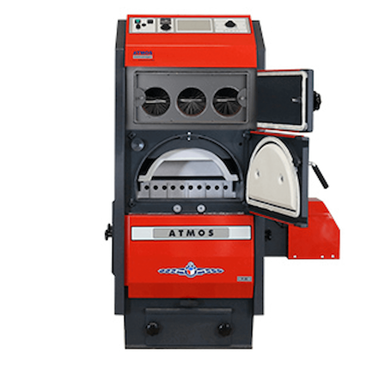 Efficient heating with ATMOS P50 pellet boiler GEMA shop