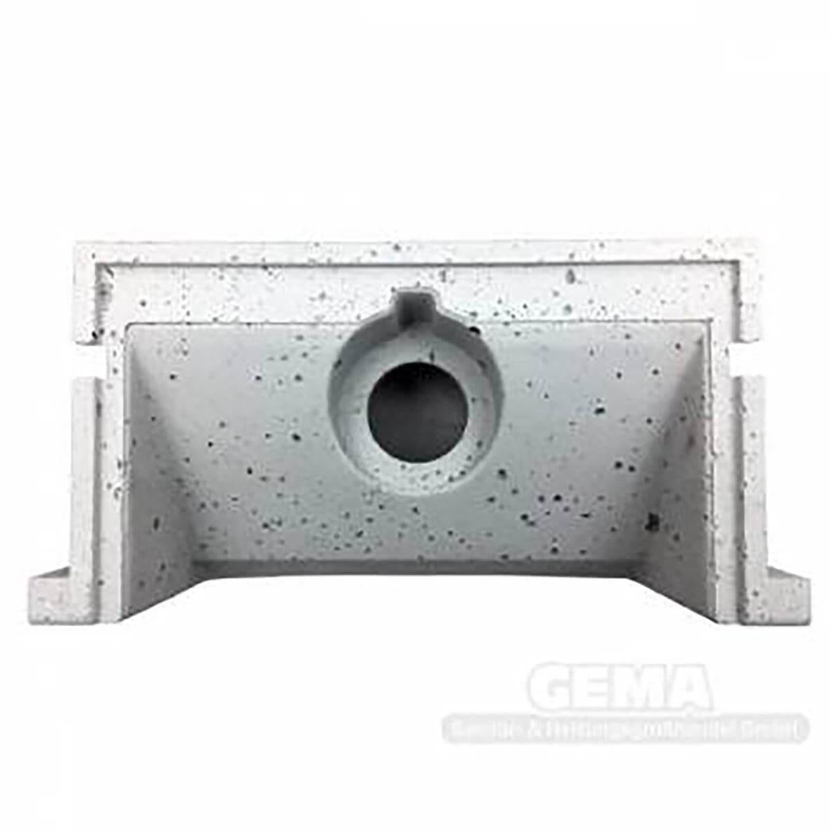 Viadrus U32 Schamottstein unten.