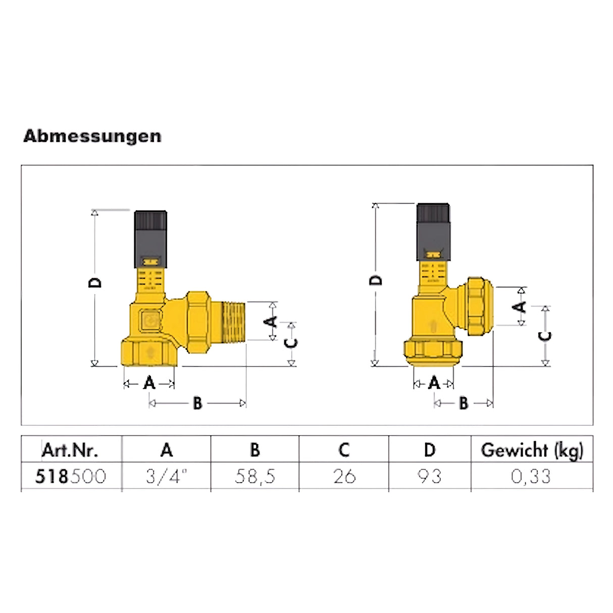 Reguleeritav diferentsiaalrõhu kaitseklapp kraadiskaalaga