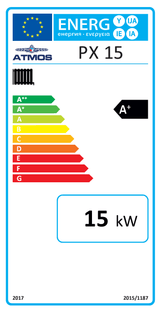 Pelletkessel ATMOS PX15 (förderfähig).