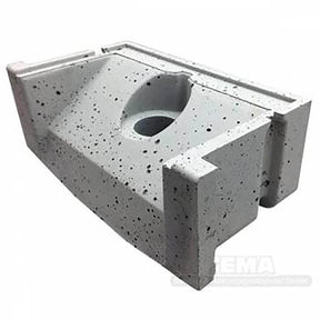 Viadrus U32 Schamottstein unten.