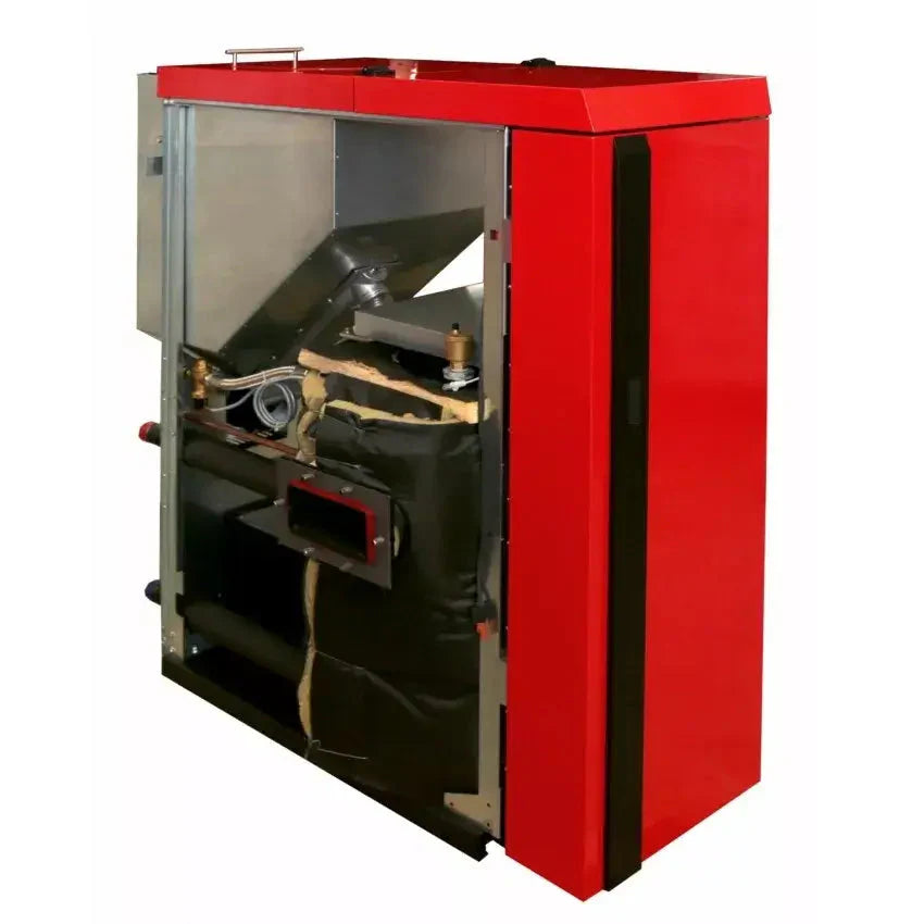 Thermoflux PID Logic Kombikessel 25 kW – Holz und Pellets 🔥🌿 Modernes Design.