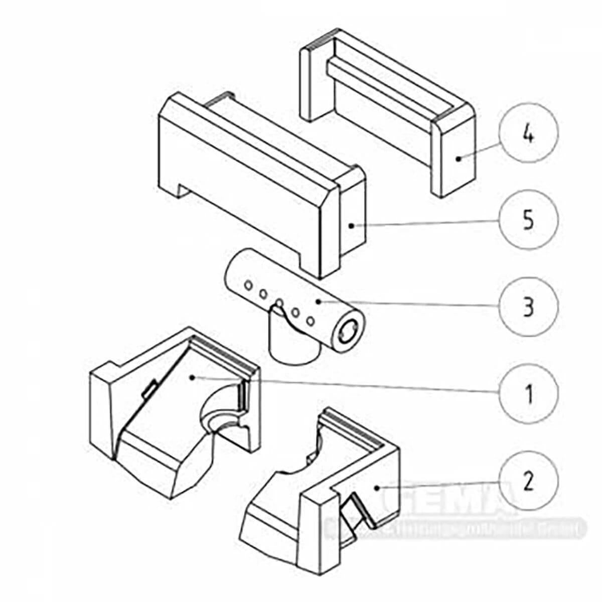 Viadrus U22 Schamottsteine komplett.