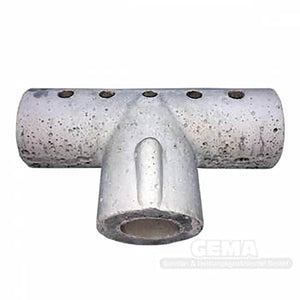 Viadrus U22 und U32 Schamottdüse für Tertiärluftzufuhr.