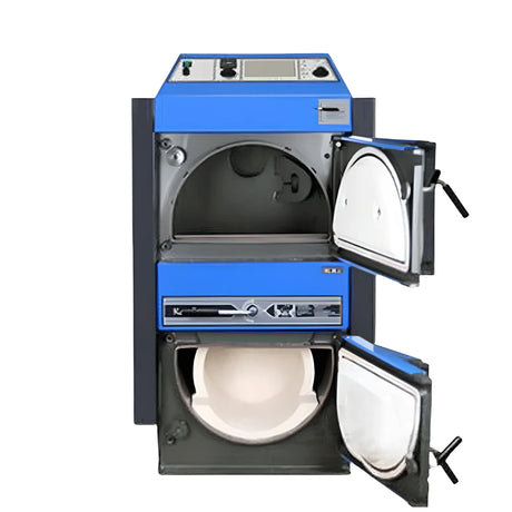 Kohlekessel Atmos KC25S – Effizient heizen mit Kohle und Holz 🔥.