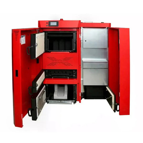 Thermoflux PID Logic Kombikessel 25 kW – Holz und Pellets 🔥🌿 Modernes Design.
