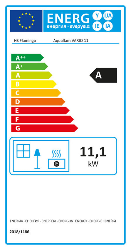 Moderner Aquaflam Kaminofen für effiziente und stilvolle Wärmelösungen im Wohnzimmer