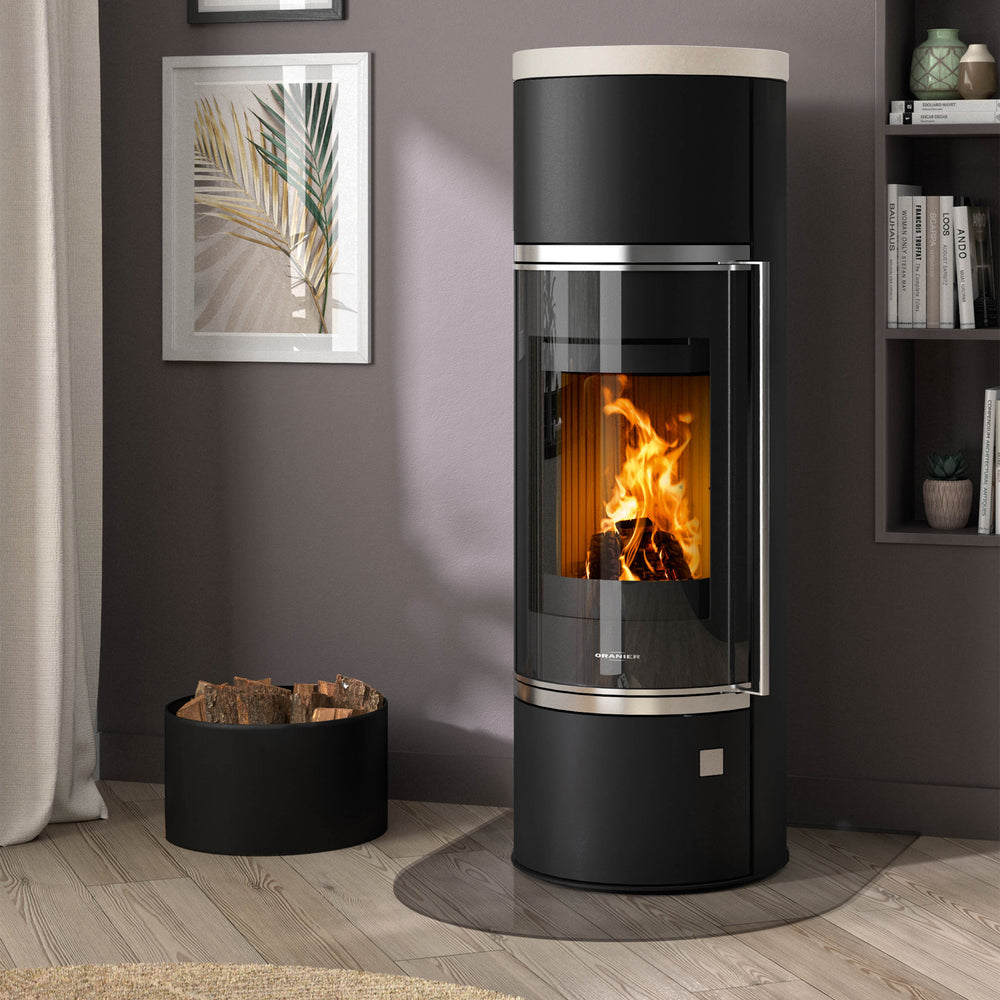 Oranier Arena W+ 2.0 Speicherofen effizient und modern für nachhaltige Wärme in Wohnräumen