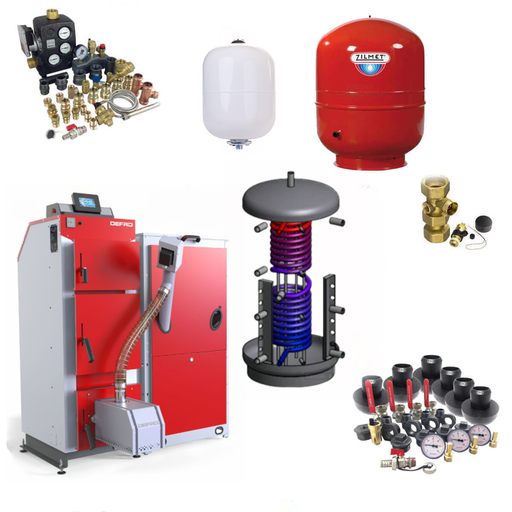 Defro Komfort Ekopell 14 kW Pelletkessel mit Hygienespeicher + Zubehör für umweltfreundliches Heizen 🌍🔥