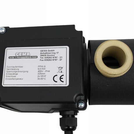 Durchlauferhitzer Zusatzheizung  6 kW GEMA Trinkwasser Heizmodul PV.