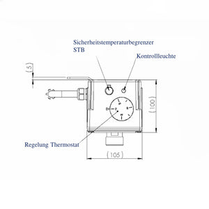 Durchlauferhitzer Zusatzheizung  6 kW GEMA Trinkwasser Heizmodul PV.