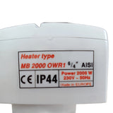 Tanque de almacenamiento de agua potable de 100 litros con ORW1 Elemento calefactor de 2 kW