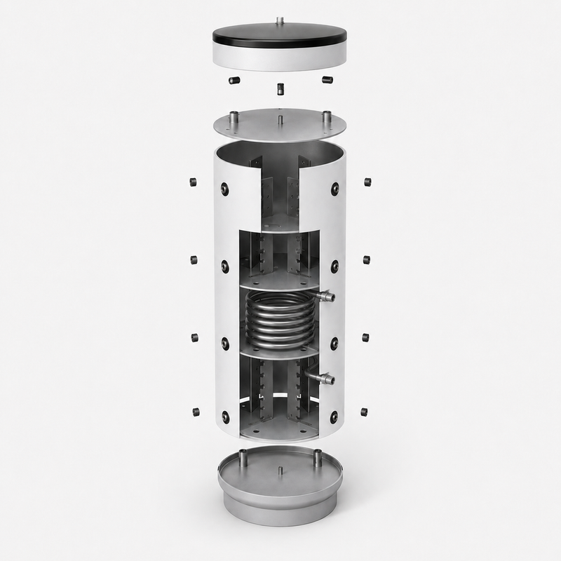 Schichten-Pufferspeicher Schönberg SPSR 600 551 Liter