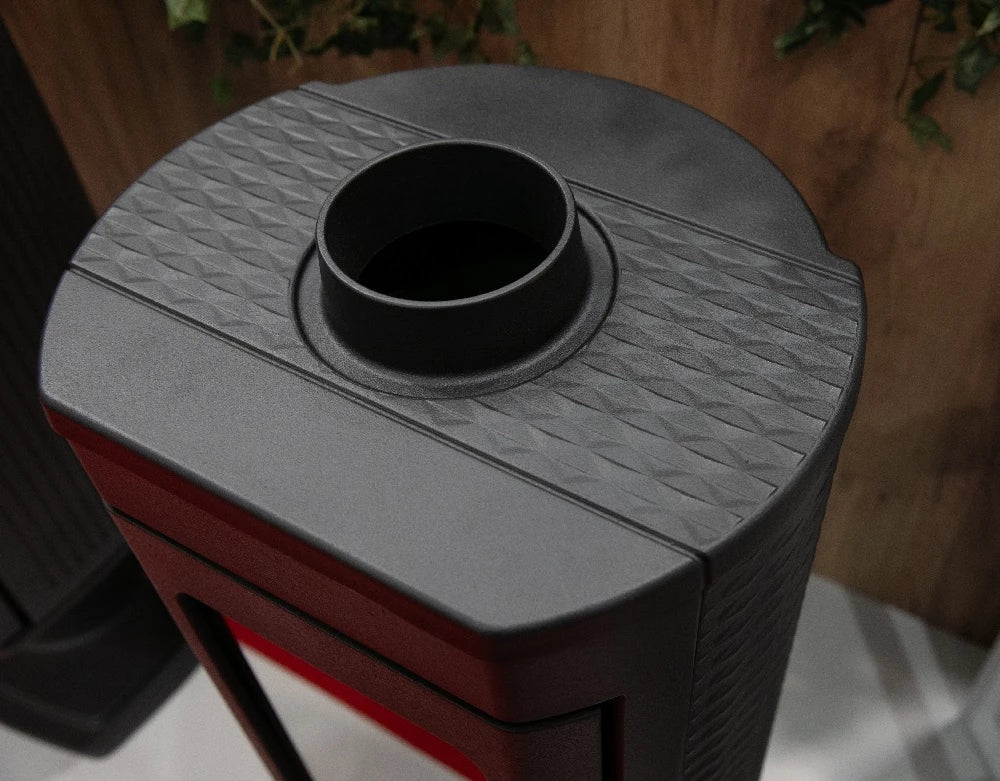 Dizajnový liatinový krb Plamen Tara – nezávislý na vzduchu v miestnosti