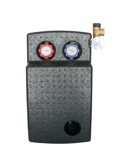 Solarpaket Flachkollektoren AMX2.85 5.74 m² für Flachdach.