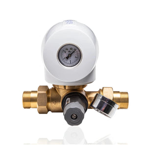 Aqmos Hauswasserfilter mit Rückspülfilter - Automatik, Druckminderer und Manometer - GEMA Shop