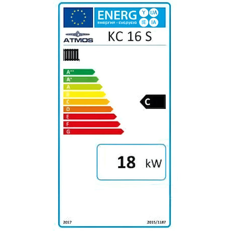 ATMOS KC 16 S Kohlevergaser 18 kW – Vergaserkessel für Braunkohlebriketts - GEMA Shop