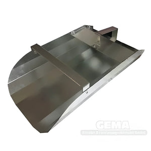 Attack Ascheschaufel für Holzvergaserkessel aus Metall.