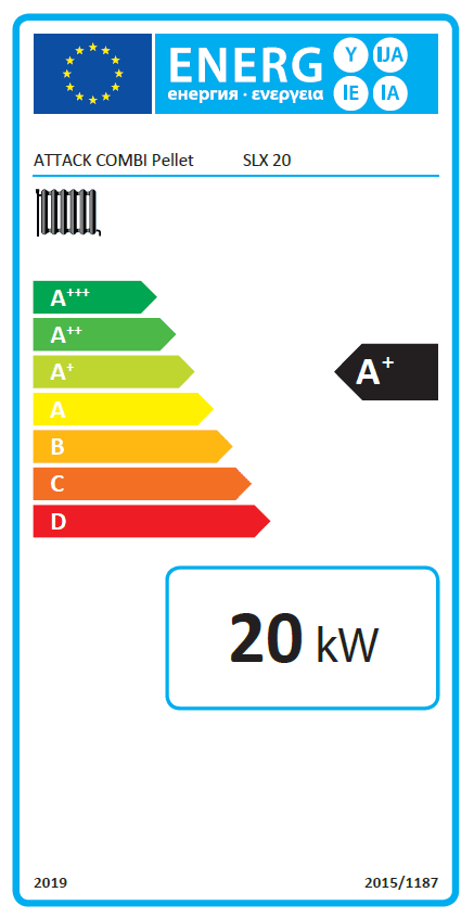 Attack SLX Combi Pellet 20 kW Plus - GEMA Shop