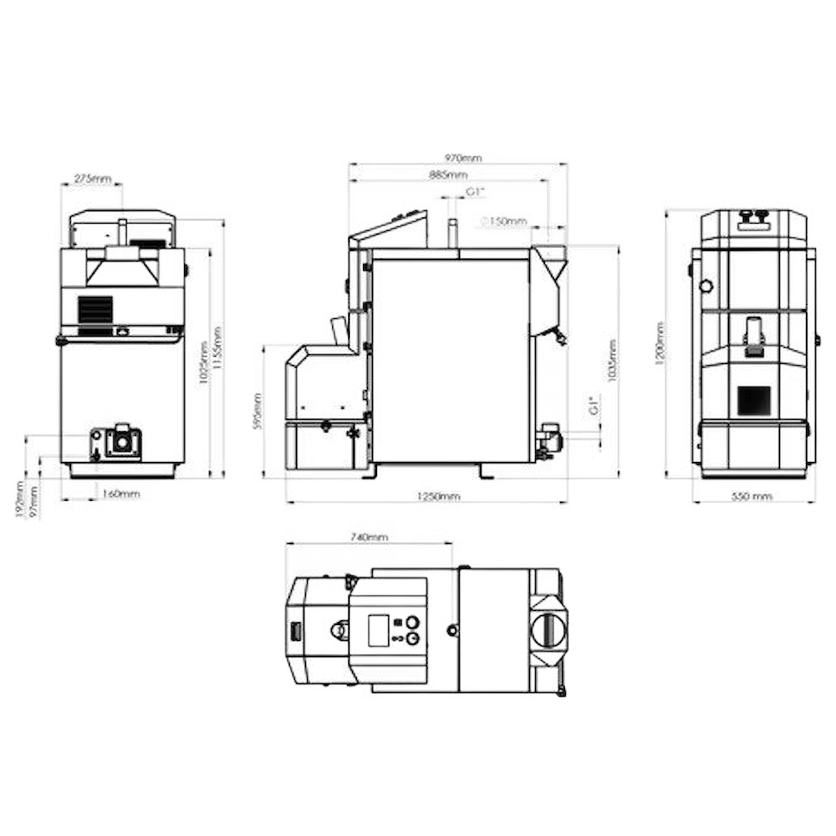 Pelletkessel Attack Pellet 30 Automatik Plus – Robust, Langlebig und Effizient 🌟.