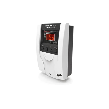 Tech Temperaturdifferenzregler EU-21 CWU mit LED-Display.