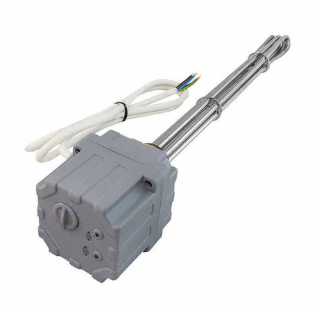 Elektroheizstab mit Regler und Thermostat 9,0 kW.