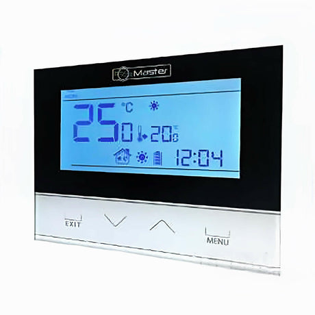 Zimmerregler Wochensteuerung mit Hintergrundbeleuchtung Aufputz.