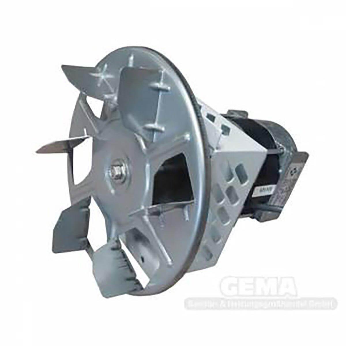 Saugzuggebläse für Festbrennstoffkessel Irleh Plus 20-40 kW.