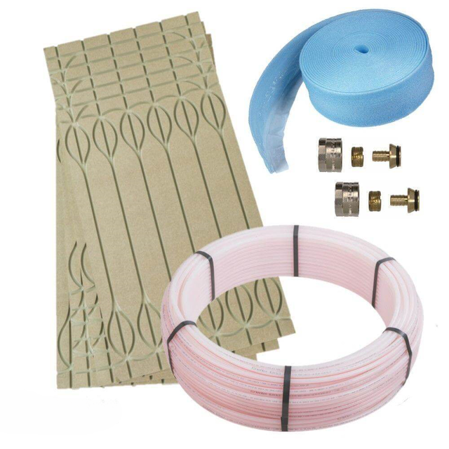 Öko - Floor - Flächenheizsystem - Komplett Set 20,0m².