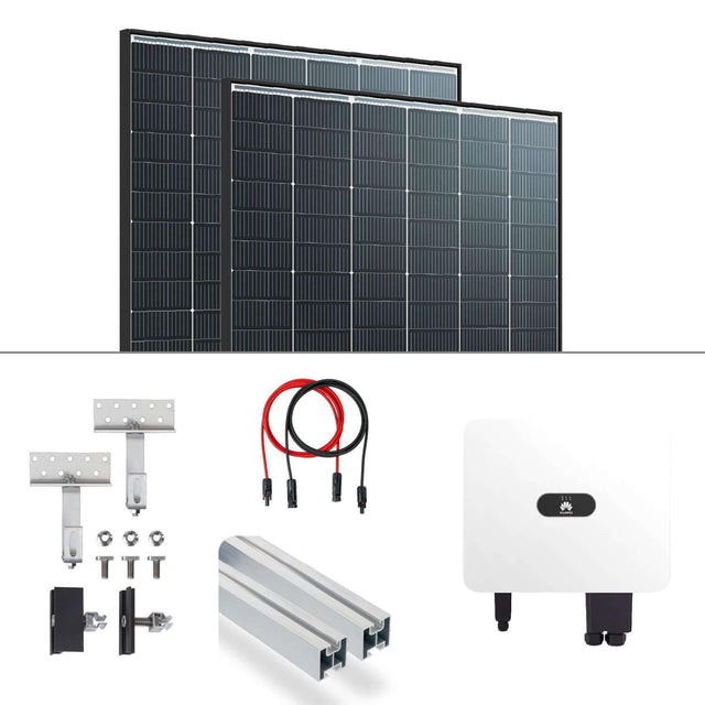 PV Komplettpaket Huawei 15KW Schrägdachmontage Trina 435 Vertex S.