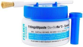 ELDER Fittingslötpaste Cu-Rofix 3-Spezial lead-free, soft soldering copper pipe ELDER Fittingslötpaste Cu-Rofix 3-Spezial lead-free, soft soldering copper pipe
