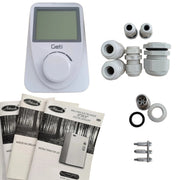 GEMA Shop Zubehörset für ATTACK Electric Excellent 15 Elektrokessel mit LCD-Regler, Kabelverschraubungen und Anleitung
