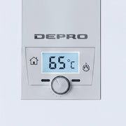 GEMA Shop Elektrokessel DEFRO DBE Optima mit digitalem Display und Drehregler zur Temperatursteuerung