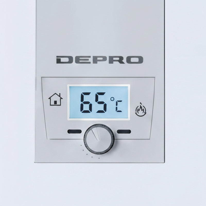 GEMA Shop DEFRO DBE Optima Elektrokessel mit digitalem Display und Temperaturanzeige zur Heizungssteuerung