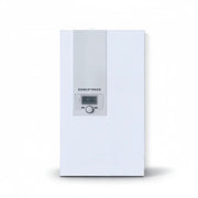 GEMA Shop Elektrokessel DEFRO DBE Optima 12 kW in Weiß mit digitalem Display und Drehregler zur Wandmontage