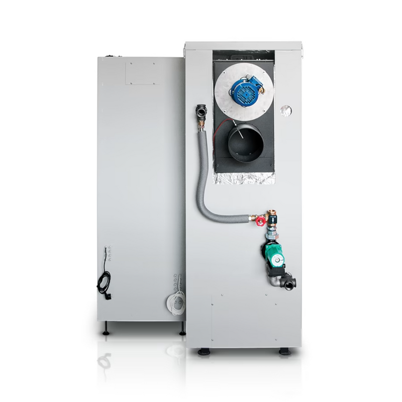 GEMA Shop HKS Lazar SmartFire 81 Automatic Pelletkessel mit 81 kW Leistung und automatischer Ascheaustragung