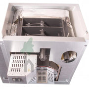 GEMA Shop HKS Lazar SmartFire SF11 Pelletkessel Innenansicht mit Wärmetauscher und mechanischem Reinigungshebel