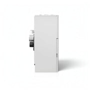 GEMA Shop HKS Lazar SmartFire SF11 Standard Pelletkessel in Seitenansicht mit weißem Gehäuse