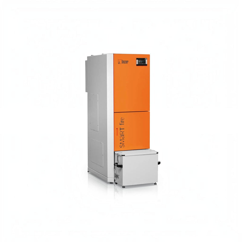 GEMA Shop HKS Lazar SmartFire 11/130 Pelletkessel mit 11 kW Leistung und integriertem 130-Liter-Pelletbehälter