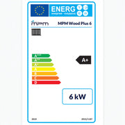 GEMA Shop Energieeffizienzlabel A+ für den MPM Wood Plus 6 kW Holzvergaserkessel